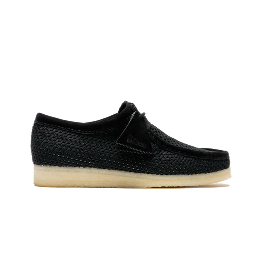 CLARKS クラークス Wallabee ワラビー Black Mesh【26175848】