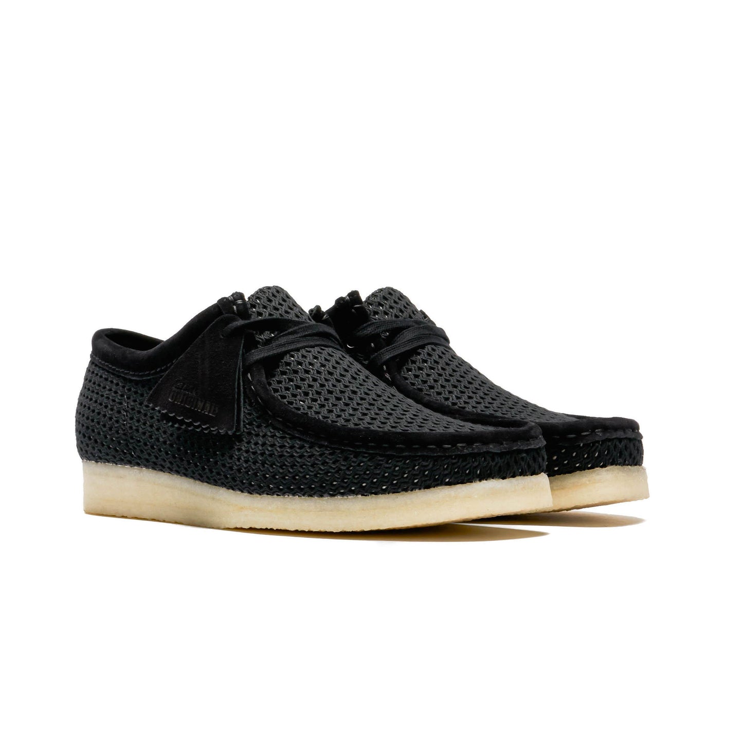 CLARKS クラークス Wallabee ワラビー Black Mesh【26175848】