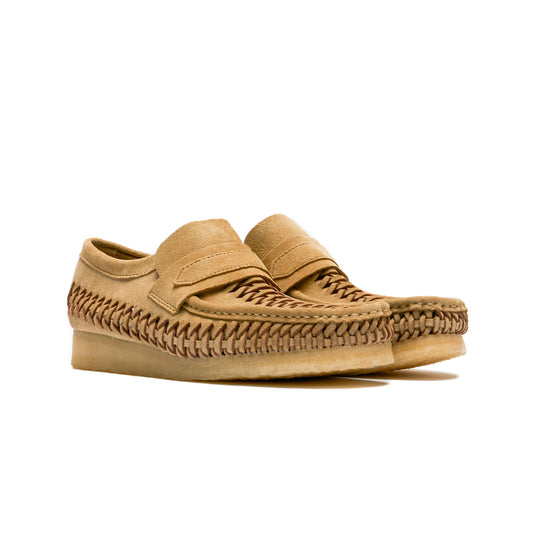 Clarks Wallabee Loafer Weave Maple Suede [26176534]