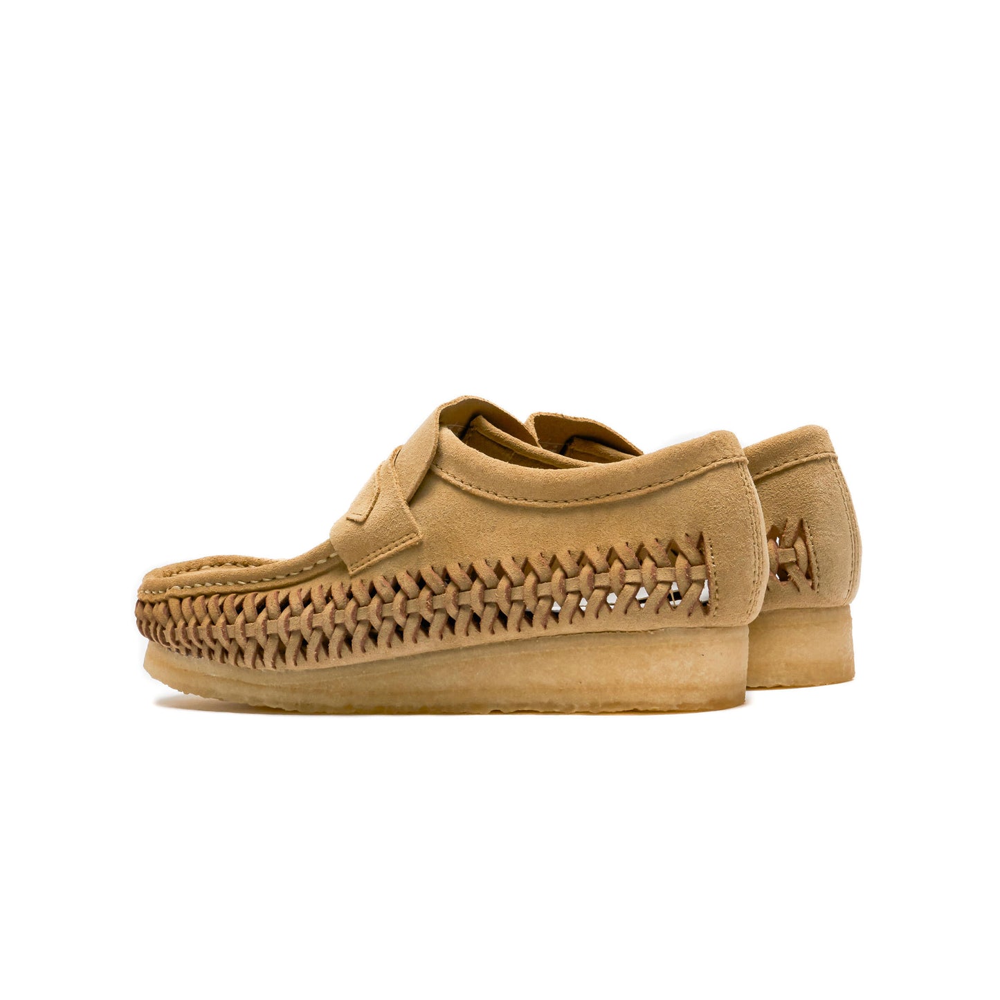 Clarks Wallabee Loafer Weave Maple Suede [26176534]