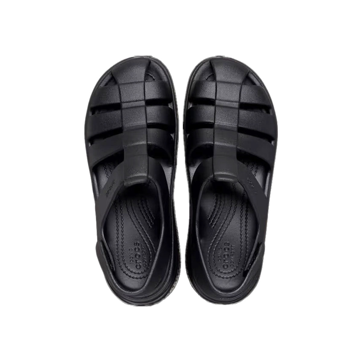 crocs STOMP FISHERMAN SANDAL BLACK Crocs Stomp Fisherman Sandal Black [209938-001]