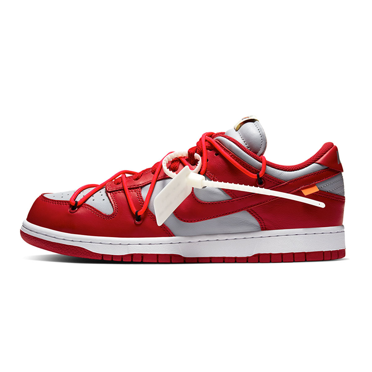 OFF-WHITE × NIKE DUNK LOW LTHR “大學紅狼灰” OFF-WHITE × NIKE DUNK LOW LTHR “大學紅狼灰” [ct0856-600]