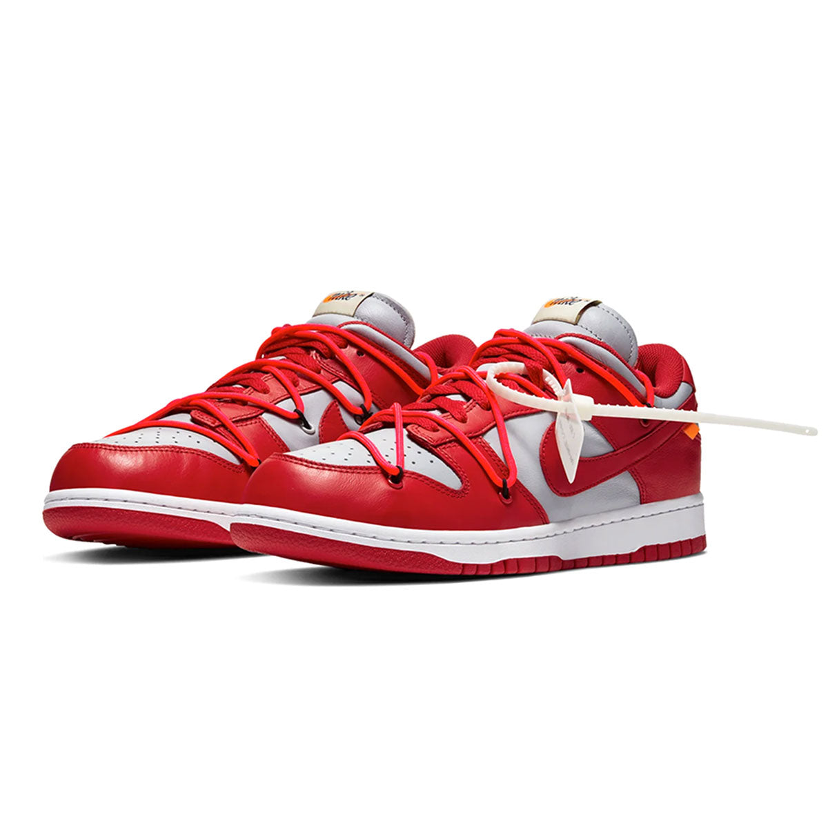 OFF-WHITE × NIKE DUNK LOW LTHR “大學紅狼灰” OFF-WHITE × NIKE DUNK LOW LTHR “大學紅狼灰” [ct0856-600]