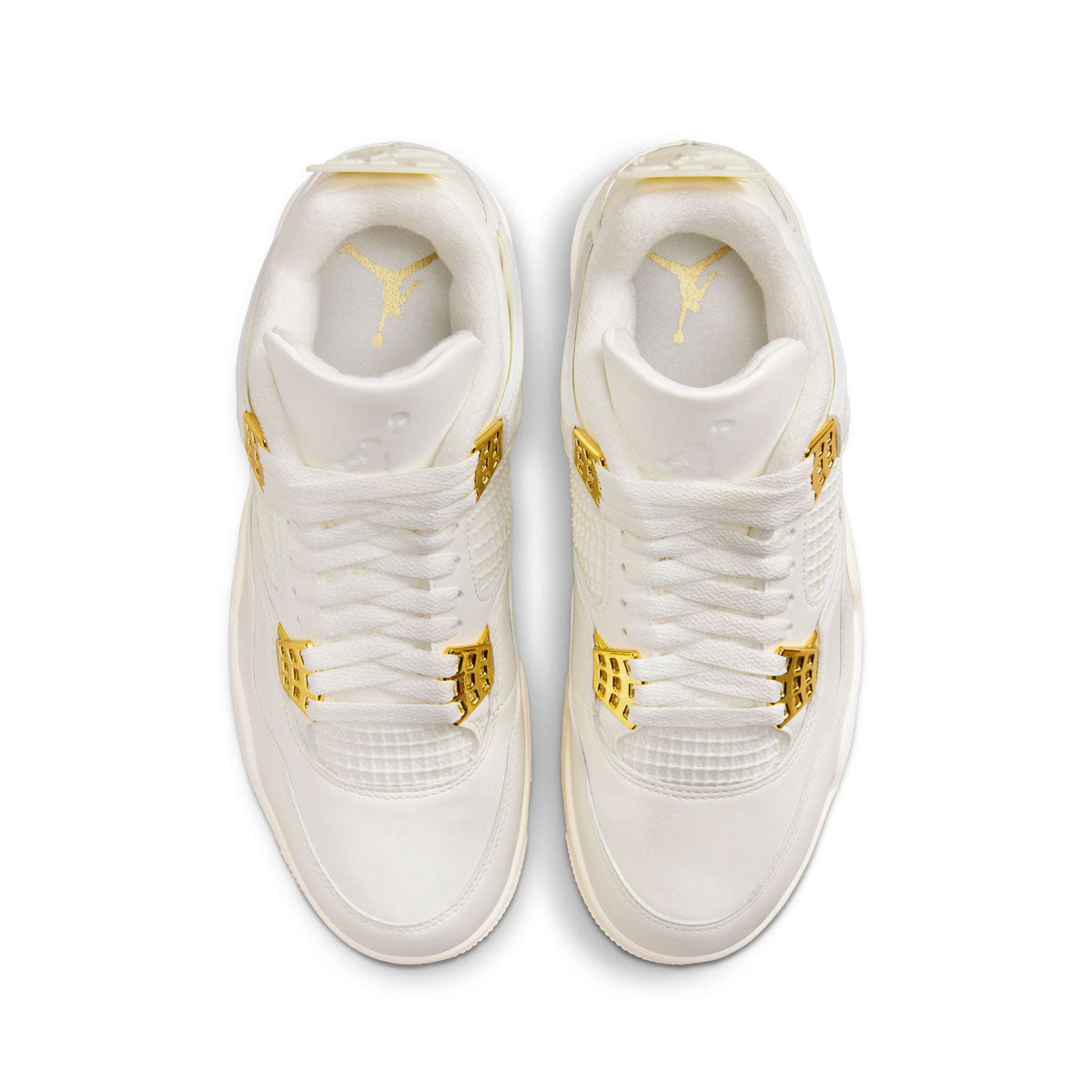 NIKE ナイキ WMNS AIR JODAN 4 RETRO White/Gold ウィメンズ エアジョーダン 4 レトロ ホワイト/ホールド【AQ9129-170】