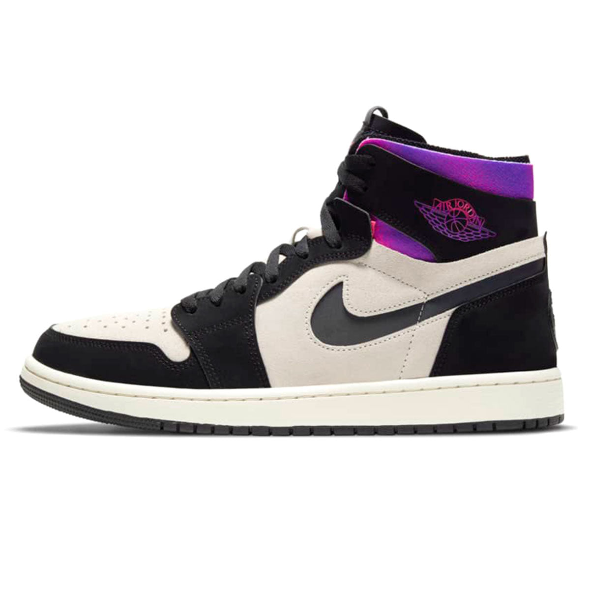 NIKE AIR JORDAN 1 ZOOM AIR CMFT PSG「白/黑-通靈紫」 Nike Air Jordan 1 Zoom Air Comfort PSG「白/黑通靈紫」 [db3610-105]