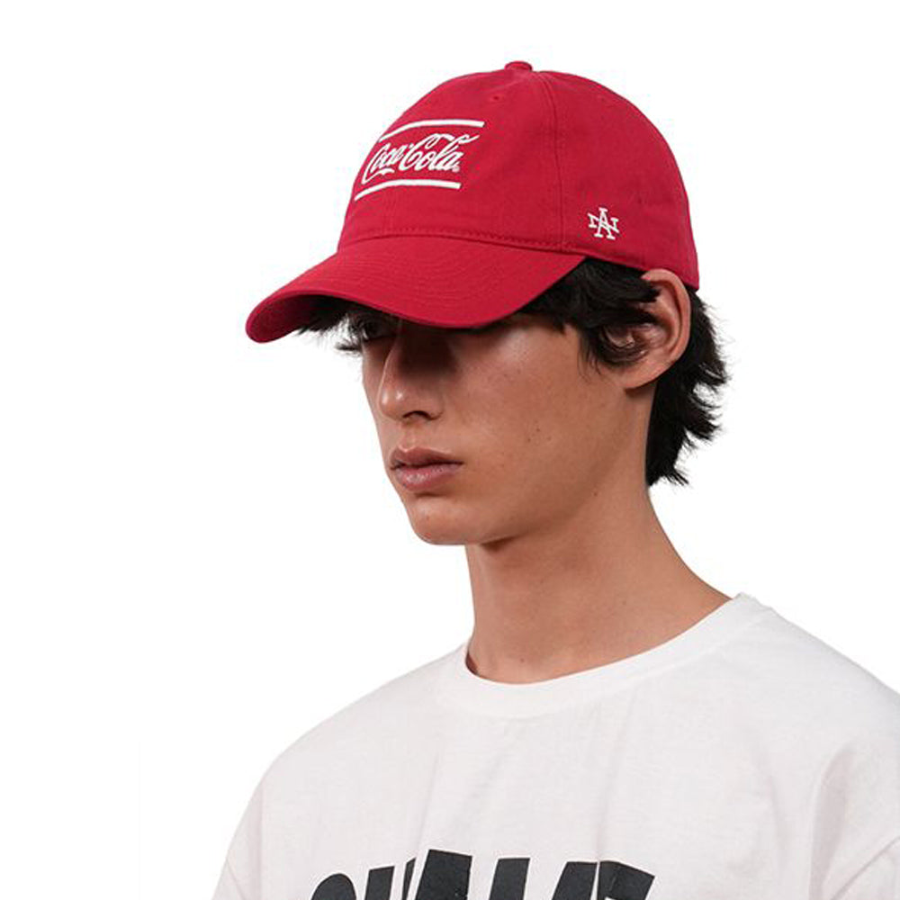 American Needle - COCA-COLA URBAN LOGO BALLPARK CAP RED 【SMU674OCOKE】