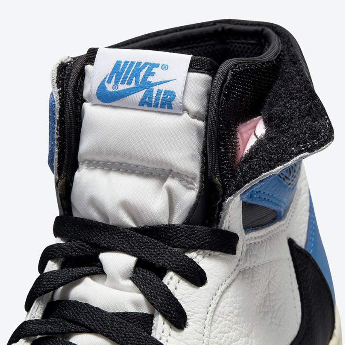 26.5cm] NIKE × TRAVIS SCOTT × FRAGMENT AIR JORDAN 1 HI (帆/黑軍藍