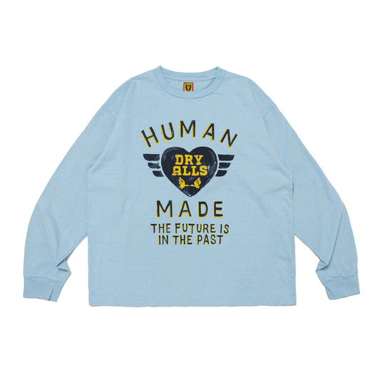 HUMAN MADE ヒューマンメイド GRAPHIC L/S T-SHIRT BLUE グラフィック 長袖Tシャツ ブルー【HM28CS034】