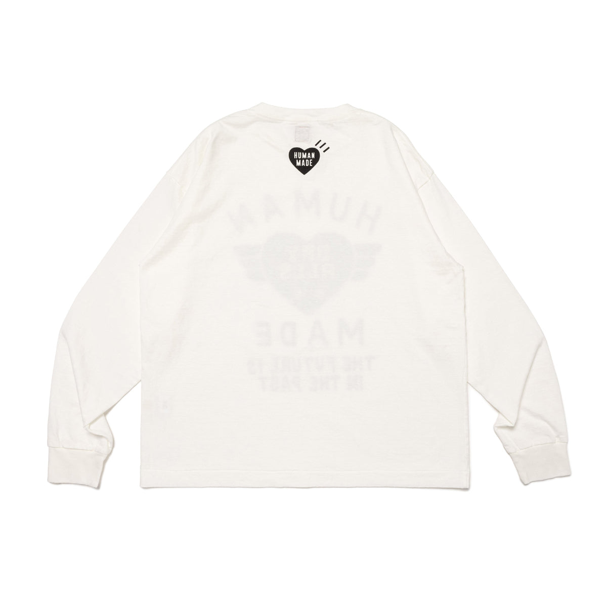 HUMAN MADE ヒューマンメイド GRAPHIC L/S T-SHIRT WHITE グラフィック 長袖Tシャツ ホワイト【HM28CS034】