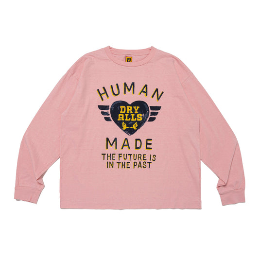 HUMAN MADE GRAPHIC L/S T-SHIRT PINK 圖案長袖T卹 粉紅 [HM28CS034]