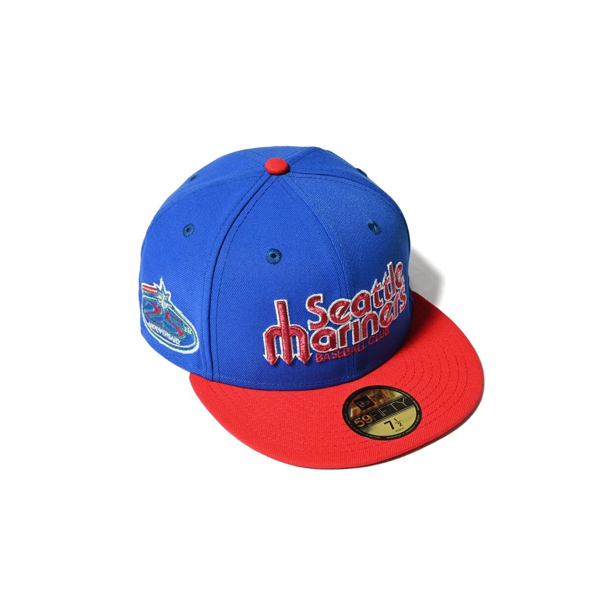 NEW ERA Seattle Mariners - 59FIFTY CO 25TH ANV BLUE BEAD/RED【70895741】