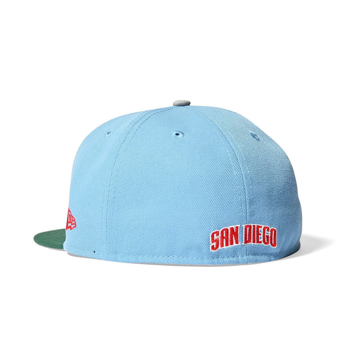 NEW ERA San Diego Padres - 59FIFTY CO STADIUM SKY BLUE/GREEN【70874419】