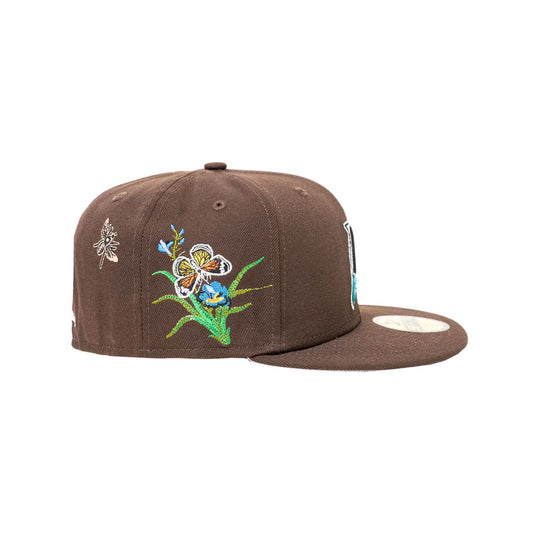 NEW ERA × FELT Florida Marlins - 59FIFTY BUTTERFLY GARDEN BROWN