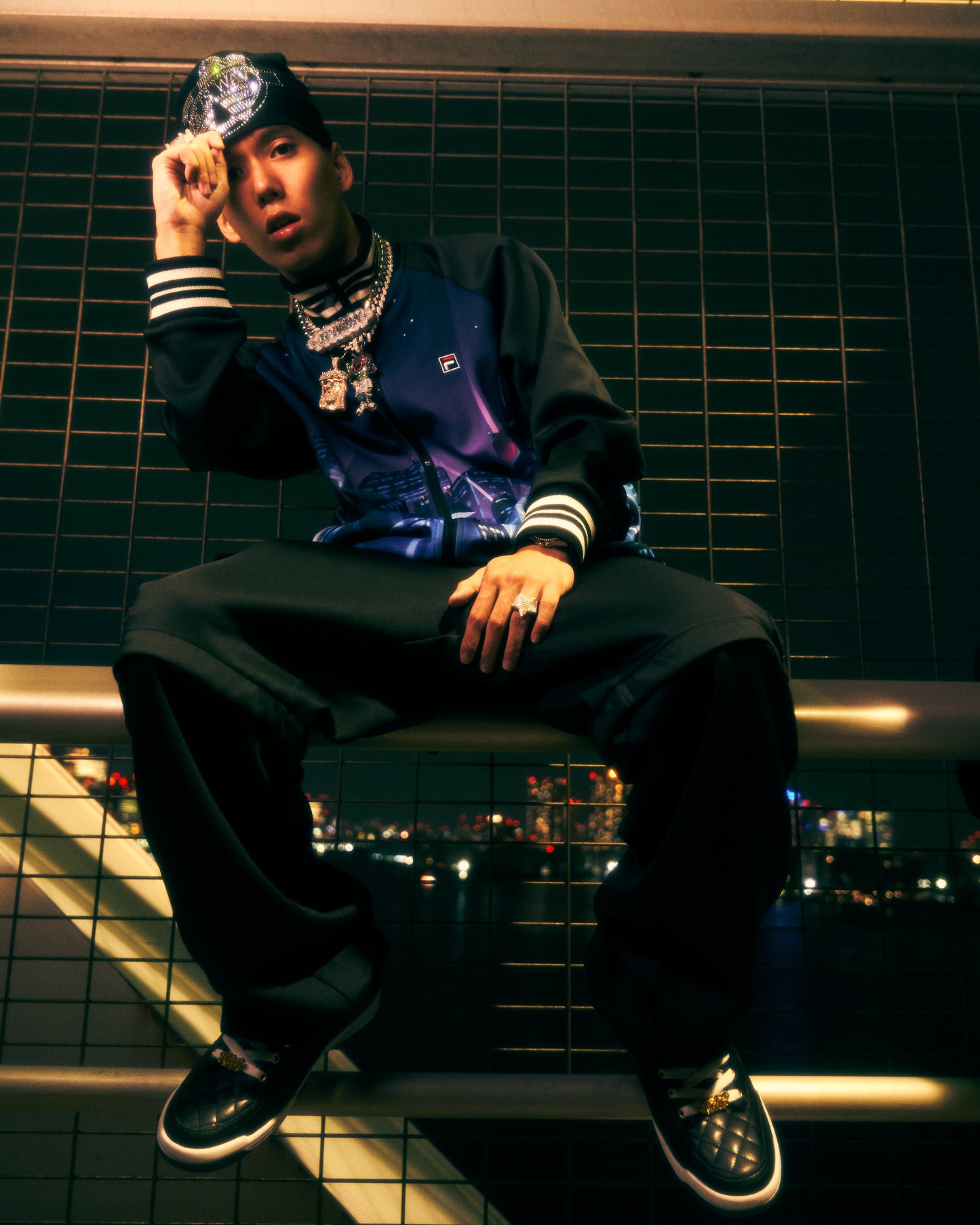 JP THE WAVY × FILA TENNIS 88 PURPLE