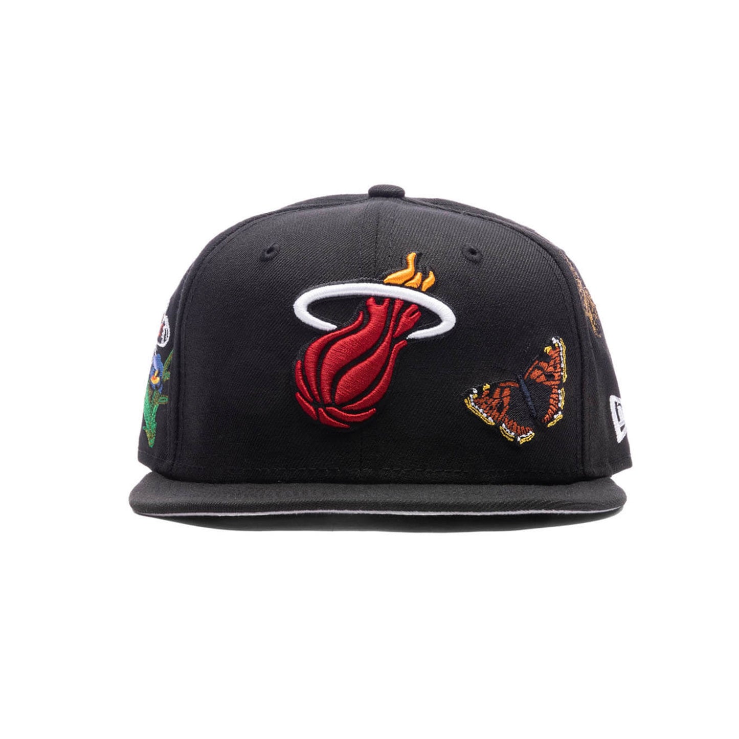 NEW ERA × FELT Miami Heat - 59FIFTY BUTTERLY GARDEN BLACK【60332789】