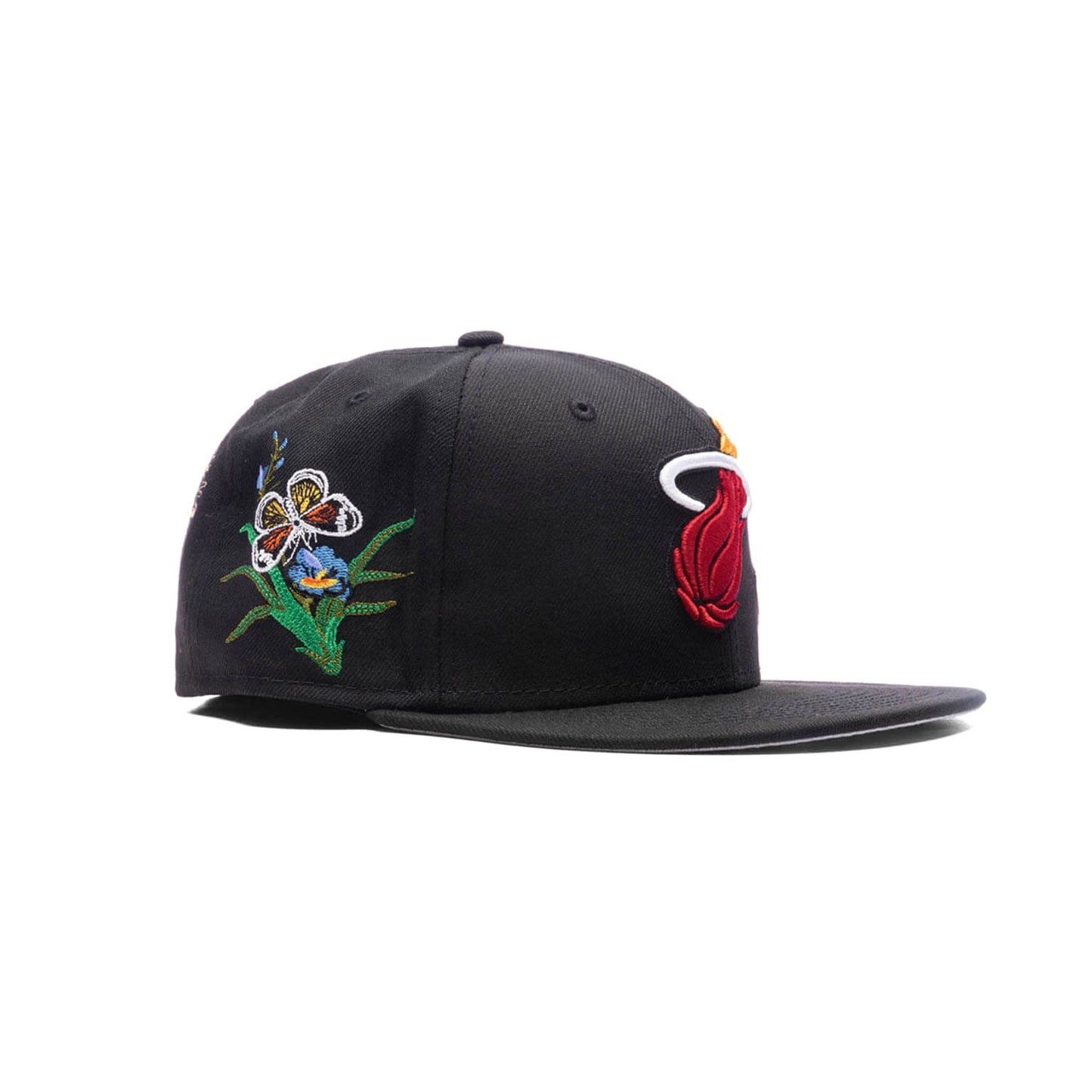 NEW ERA × FELT Miami Heat - 59FIFTY BUTTERLY GARDEN BLACK【60332789】