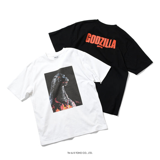【受注販売：6月下旬頃より順次発送】GODZILLA | HOMEGAME BURNING GODZILLA TEE【HG260105】