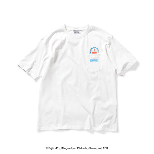 HOMEGAME｜ドラえもん - DORAEMON POCKET TEE WHITE【HG2501114】