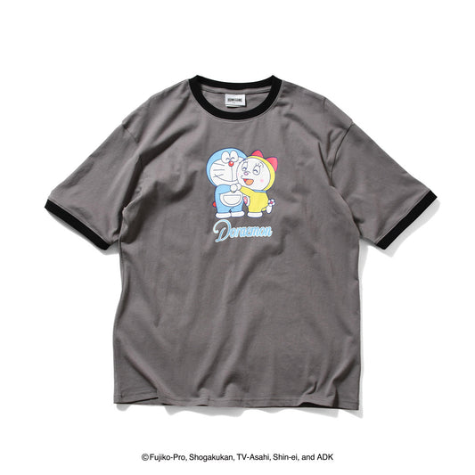 HOMEGAME｜ドラえもん - DORAEMON DORAMI RINGER TEE GRAY【HG2501112】