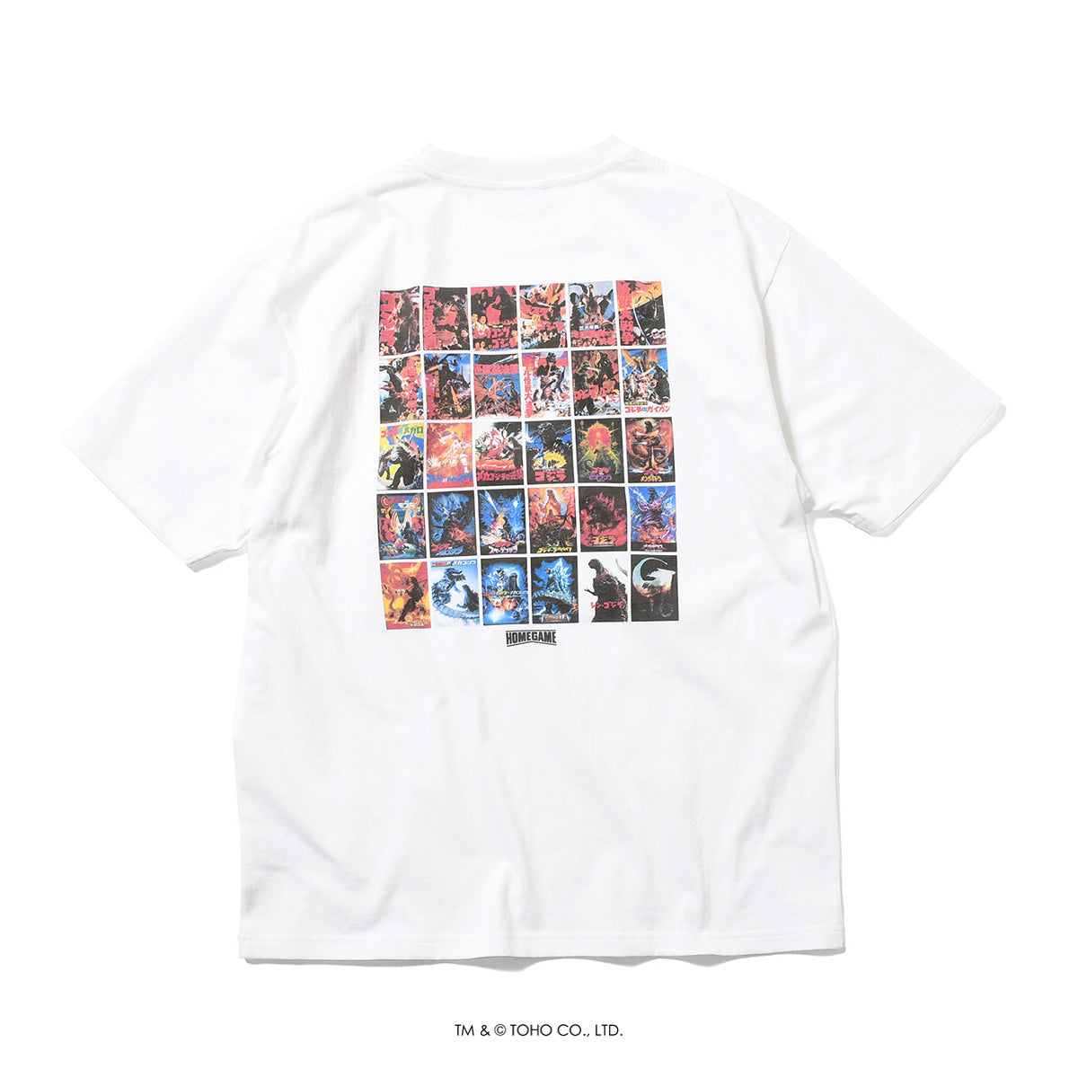 【受注販売：6月下旬頃より順次発送】GODZILLA | HOMEGAME ARCHIVE POSTER TEE【HG260104】