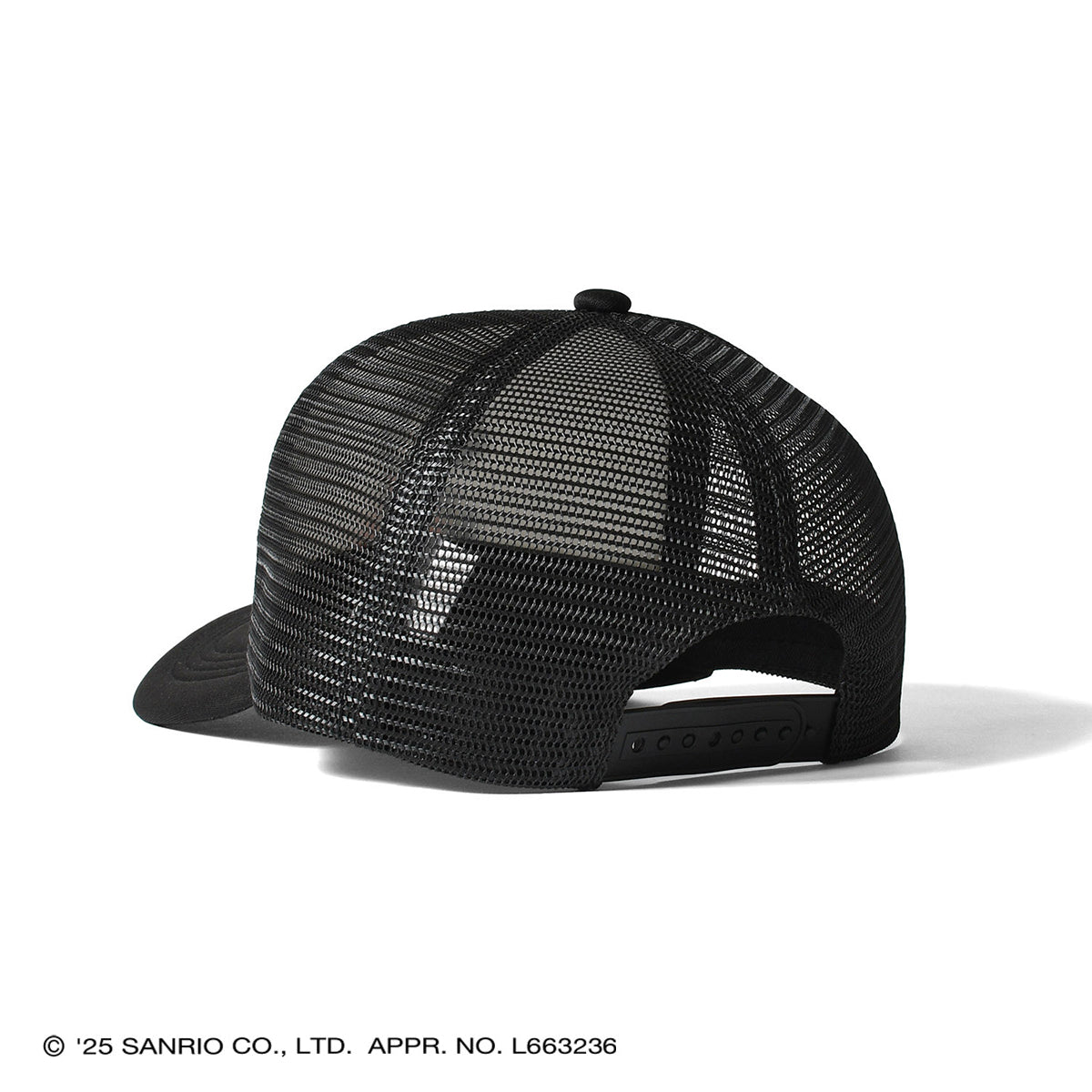 サンリオキャラクターズ×HOMEGAME - HELLO KITTY  MESH CAP BLACK【HG251406】
