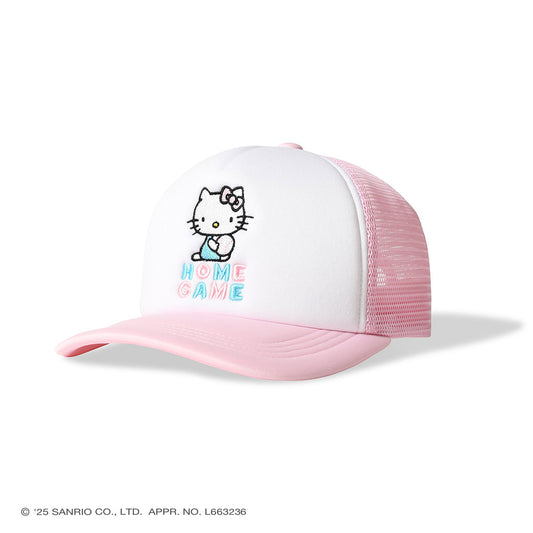 サンリオキャラクターズ×HOMEGAME - HELLO KITTY  MESH CAP PINK【HG251406】
