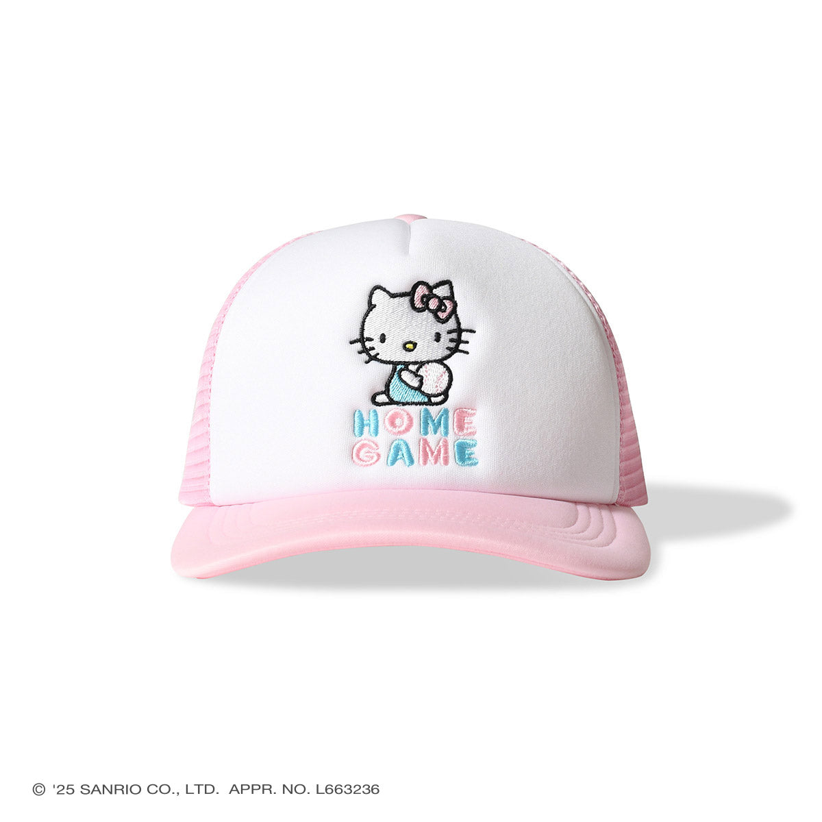 サンリオキャラクターズ×HOMEGAME - HELLO KITTY  MESH CAP PINK【HG251406】