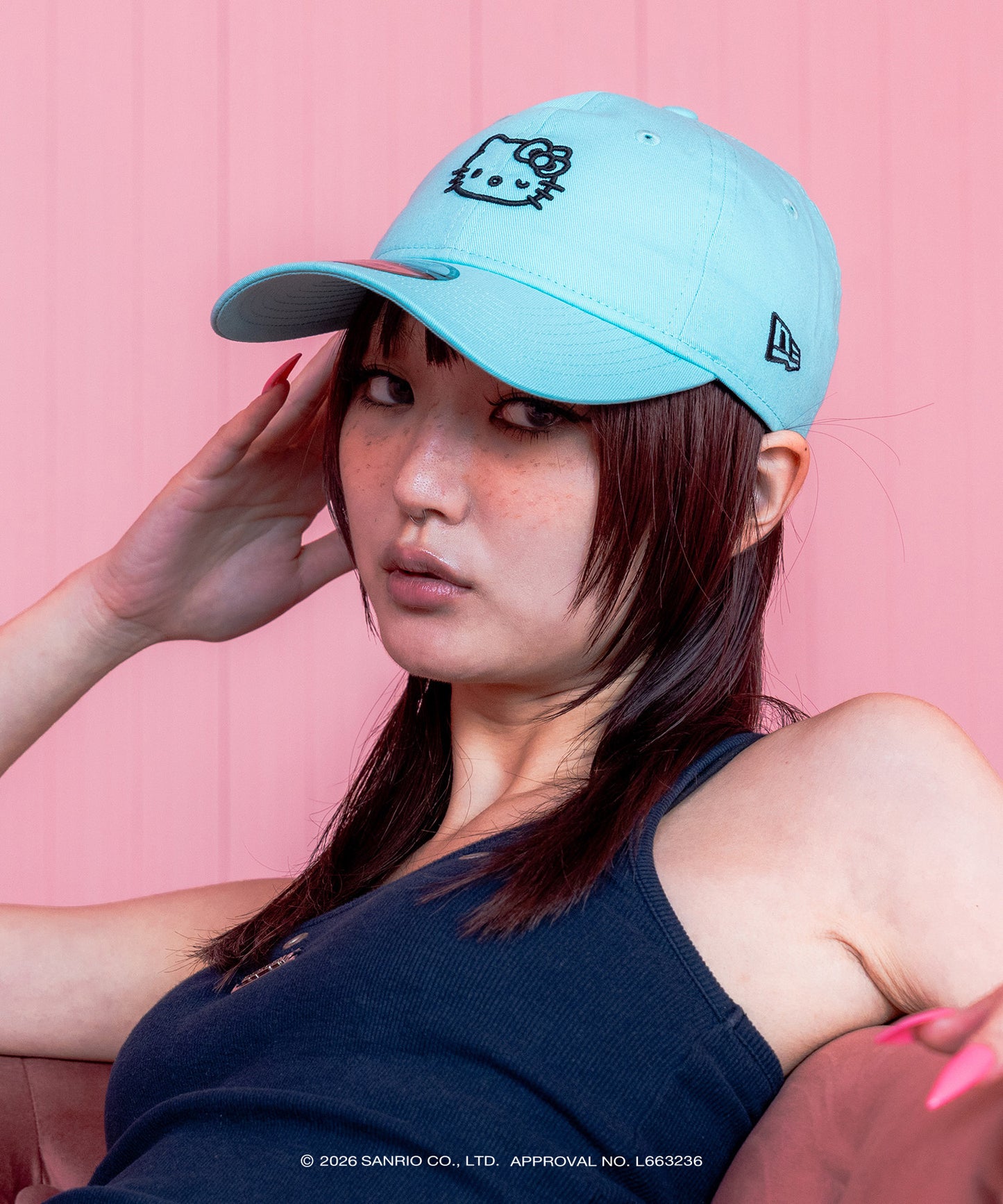 サンリオキャラクターズ×HOMEGAME - HELLO KITTY 3D EMBROIDERY 9TWENTY CAP MINT【14961054】