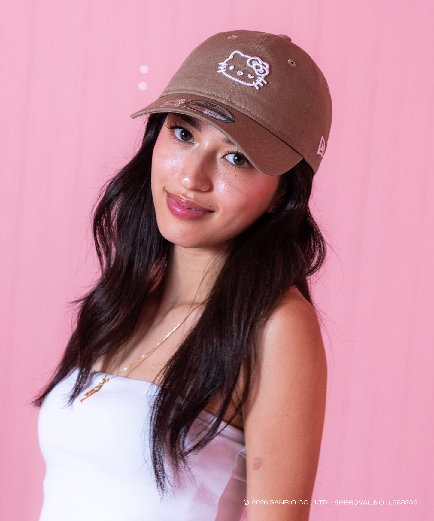 サンリオキャラクターズ×HOMEGAME - HELLO KITTY 3D EMBROIDERY 9TWENTY CAP BEIGE【14961056】