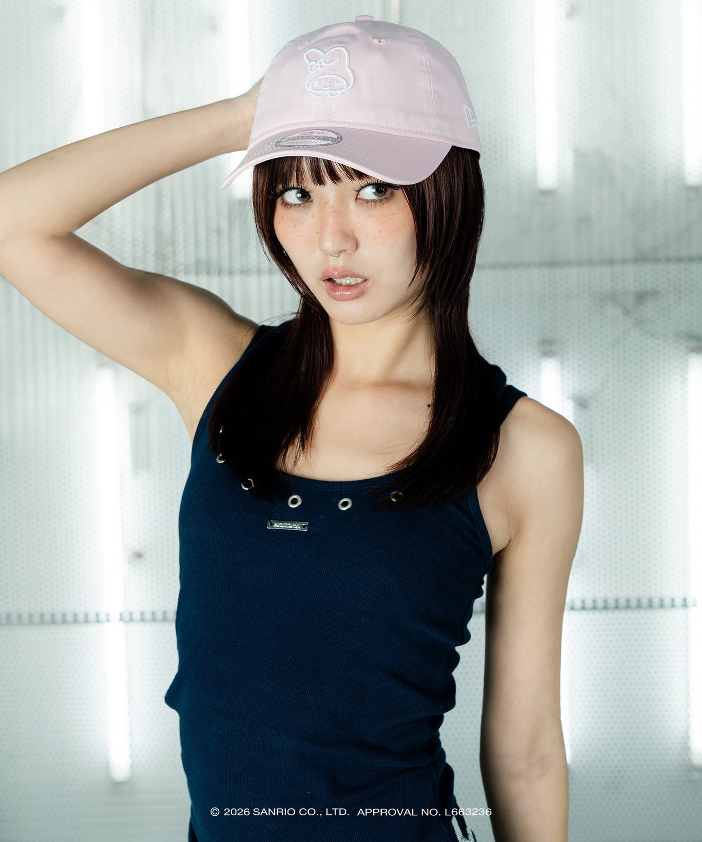 サンリオキャラクターズ×HOMEGAME - MY MELODY 3D EMBROIDERY 9TWENTY CAP PINK【14961047】