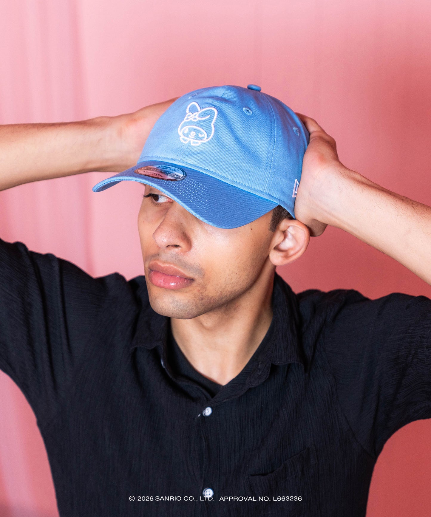 サンリオキャラクターズ×HOMEGAME - MY MELODY 3D EMBROIDERY 9TWENTY CAP BLUE【14961046】