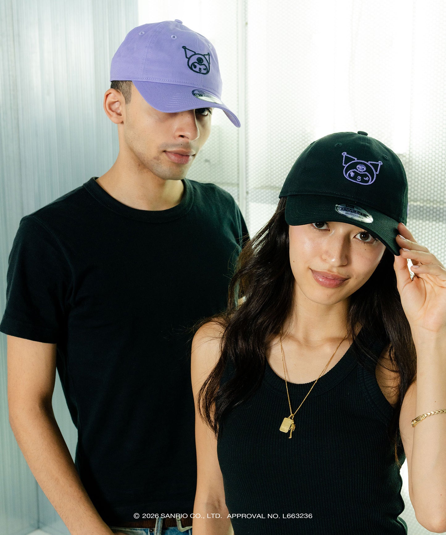 サンリオキャラクターズ×HOMEGAME - KUROMI 3D EMBROIDERY 9TWENTY CAP PURPLE【14961051】