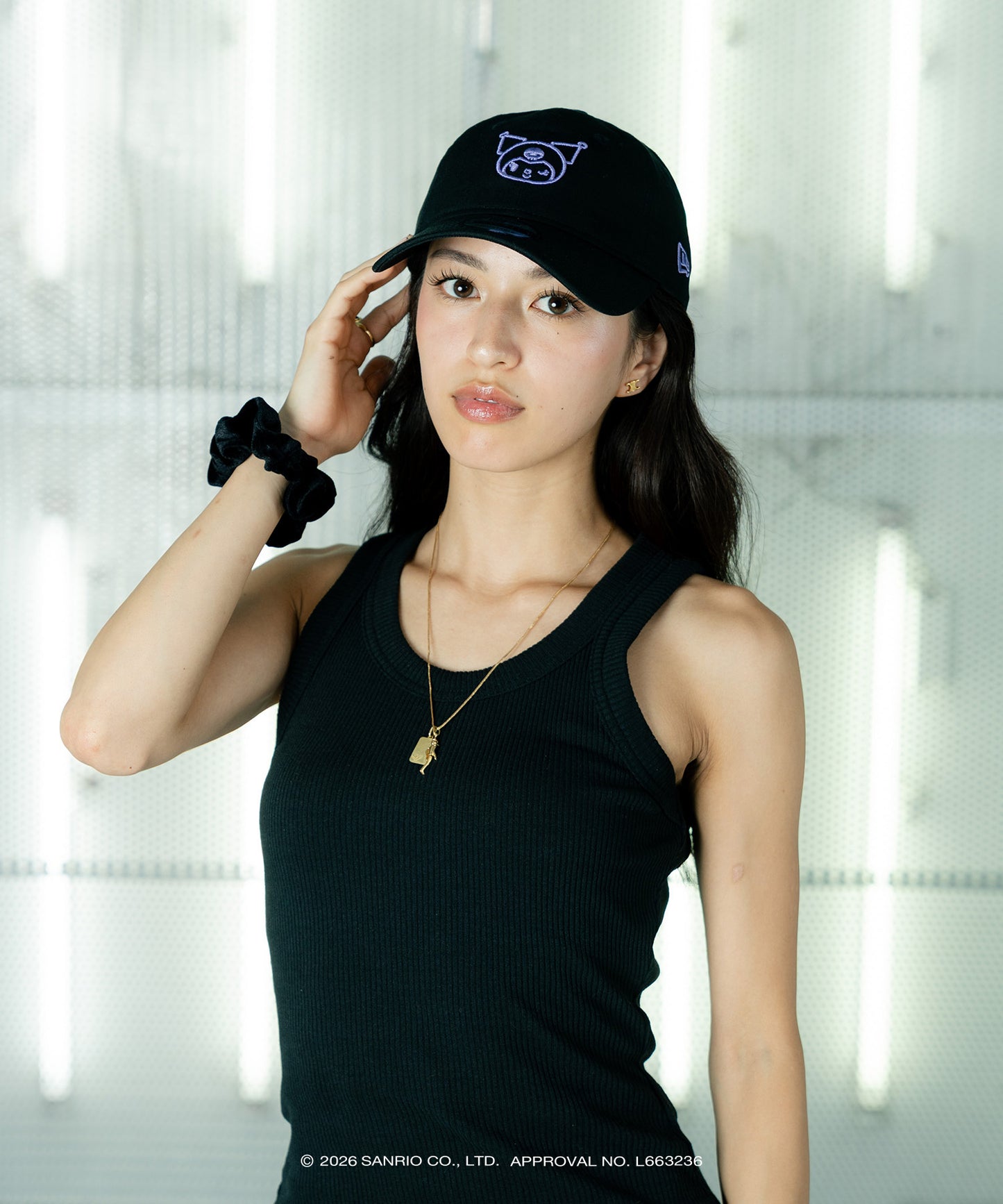 サンリオキャラクターズ×HOMEGAME - KUROMI 3D EMBROIDERY 9TWENTY CAP BLACK【14961052】