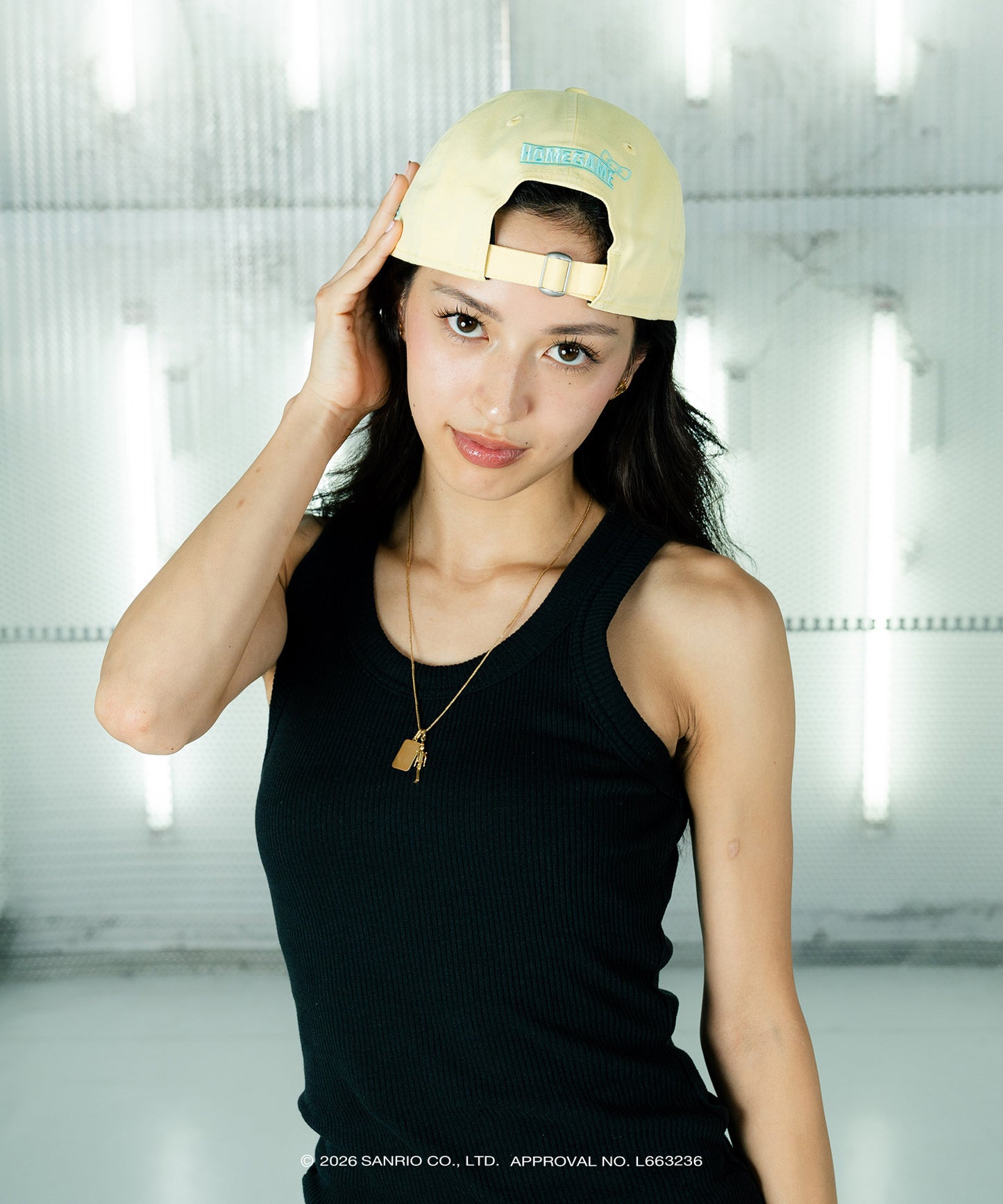 サンリオキャラクターズ×HOMEGAME - KUROMI 3D EMBROIDERY 9TWENTY CAP YELLOW【14961049】