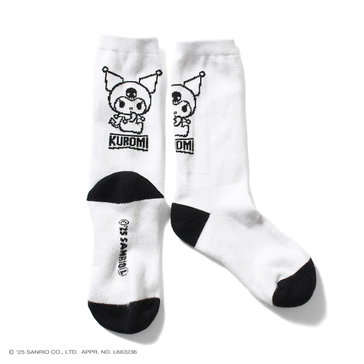 サンリオキャラクターズ×HOMEGAME - KUROMI HOMEGAME SOCKS【HG251708】