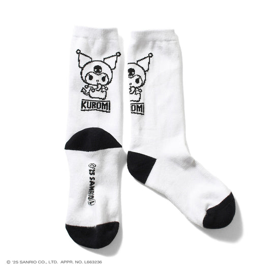 サンリオキャラクターズ×HOMEGAME - KUROMI HOMEGAME SOCKS【HG251708】