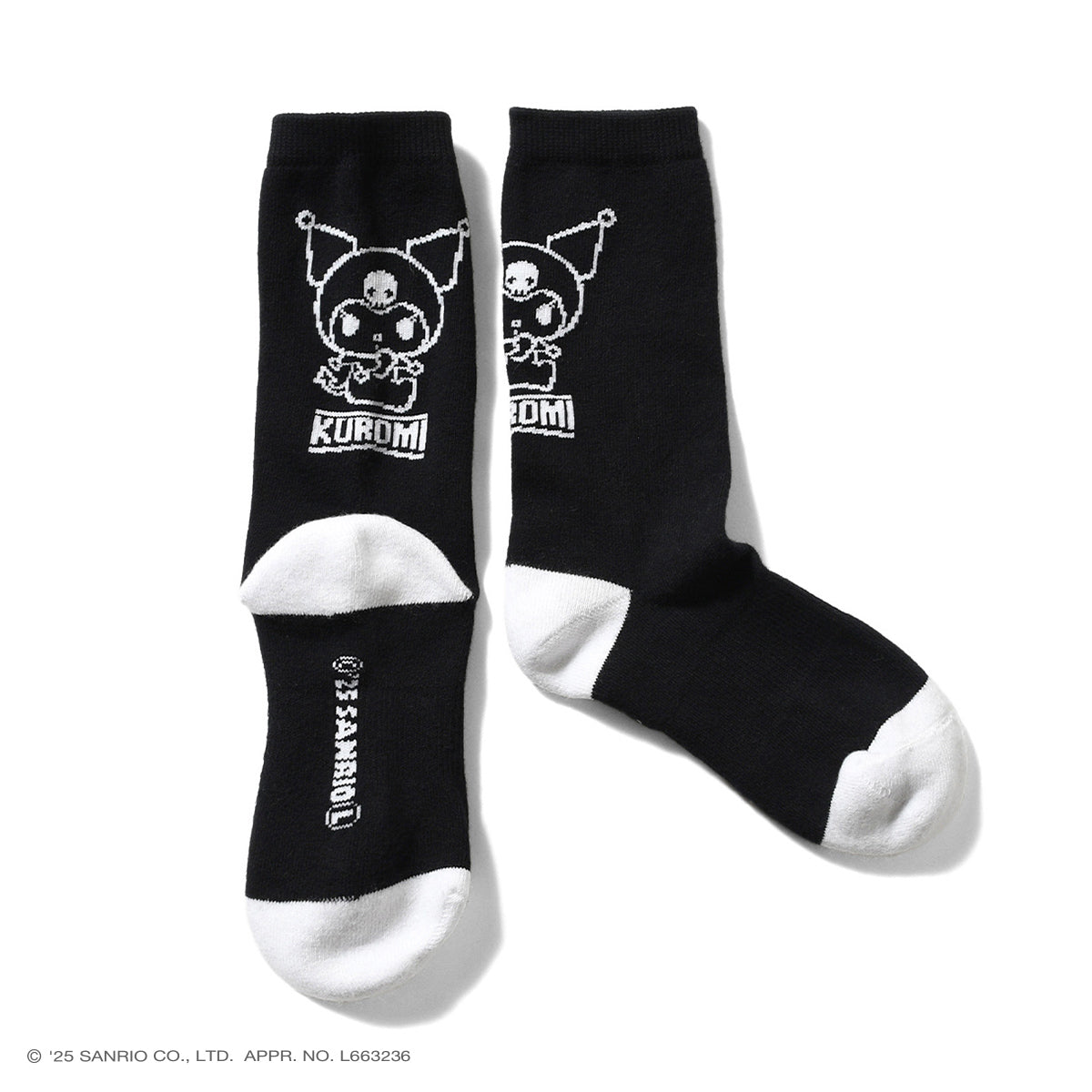 サンリオキャラクターズ×HOMEGAME - KUROMI HOMEGAME SOCKS【HG251709】