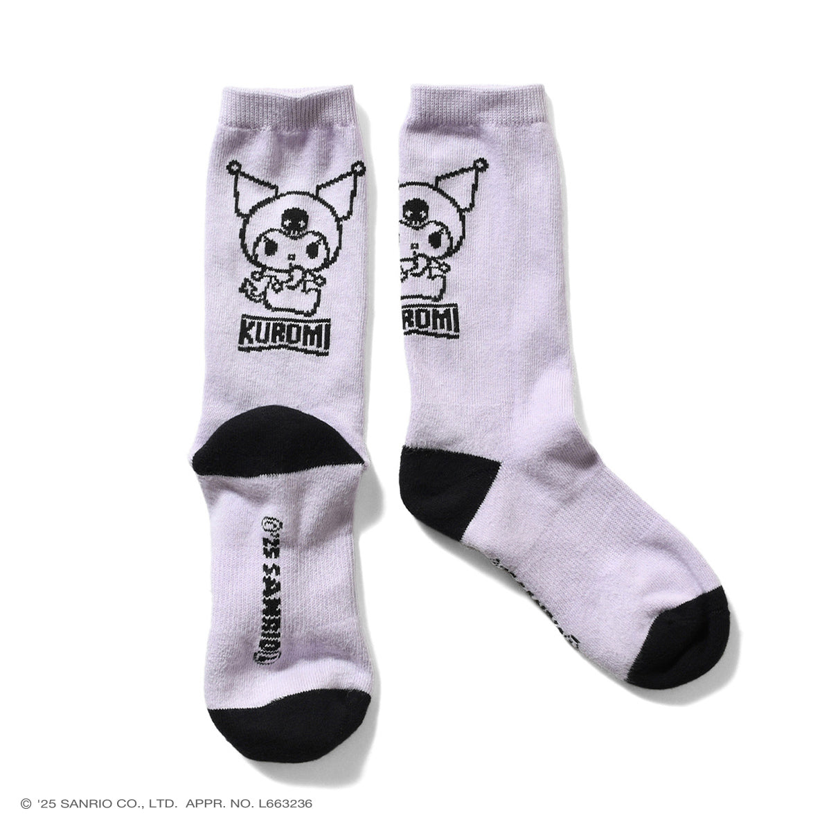 サンリオキャラクターズ×HOMEGAME - KUROMI HOMEGAME SOCKS【HG251707】