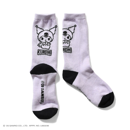 サンリオキャラクターズ×HOMEGAME - KUROMI HOMEGAME SOCKS【HG251707】