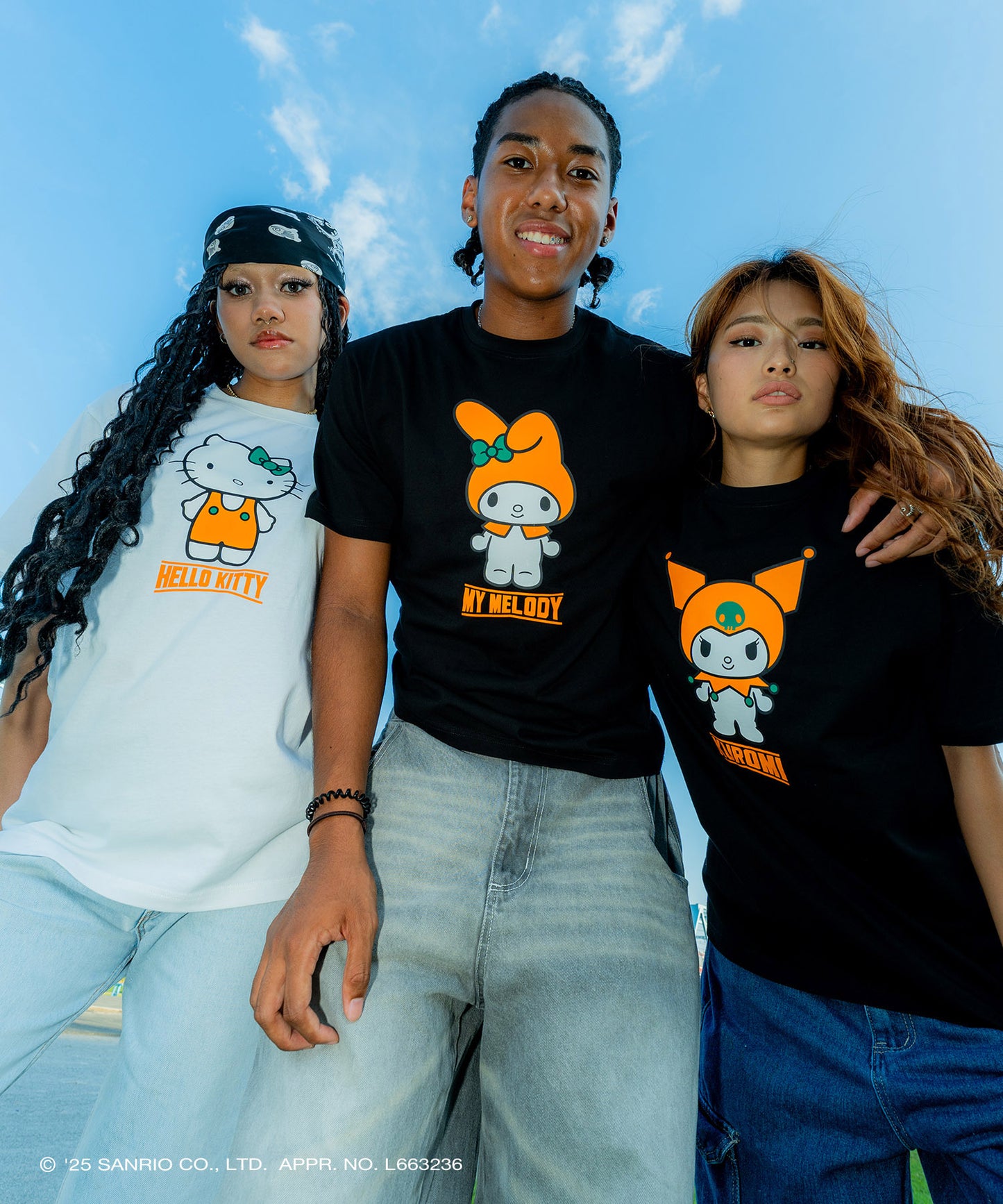 サンリオキャラクターズ×HOMEGAME - MY MELODY HG COLOR TEE BLACK【HG2501105】