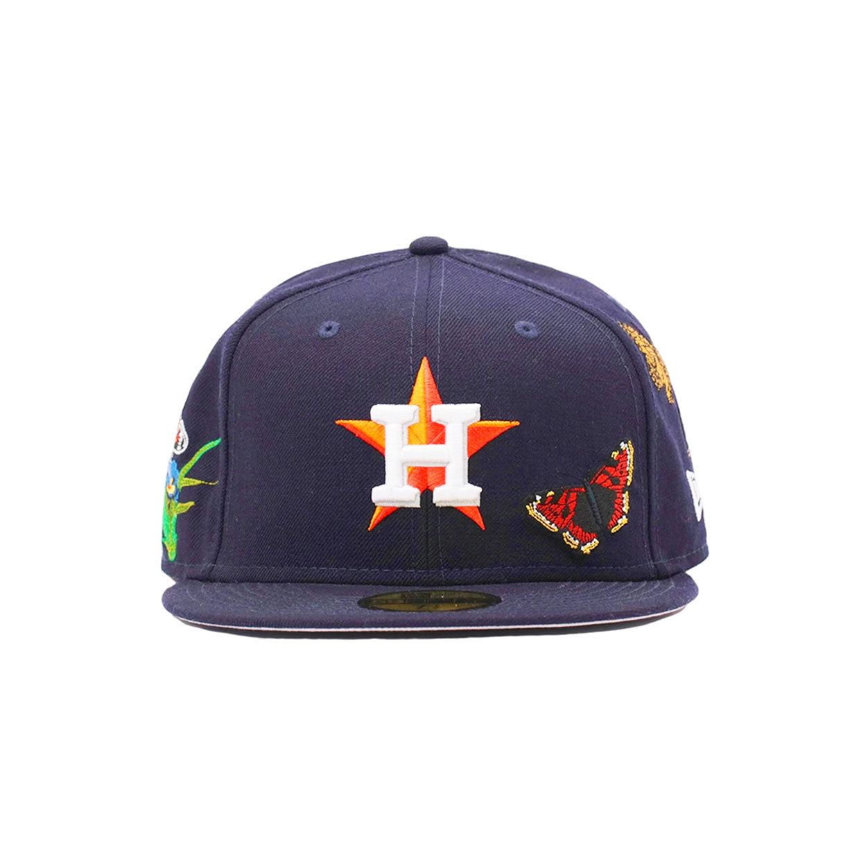 NEW ERA × FELT Houston Astros - 59FIFTY BUTTERFLY GARDEN NAVY