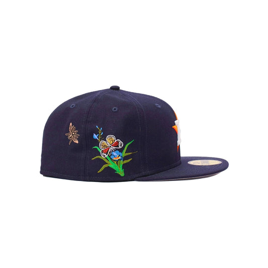 NEW ERA × FELT 休士頓太空人隊 - 59FIFTY 蝴蝶花園海軍藍