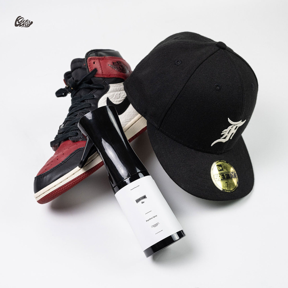 HOMEGAME x KicksWrap Hat Repellent Spray 防水スプレー 【KWHG-001】