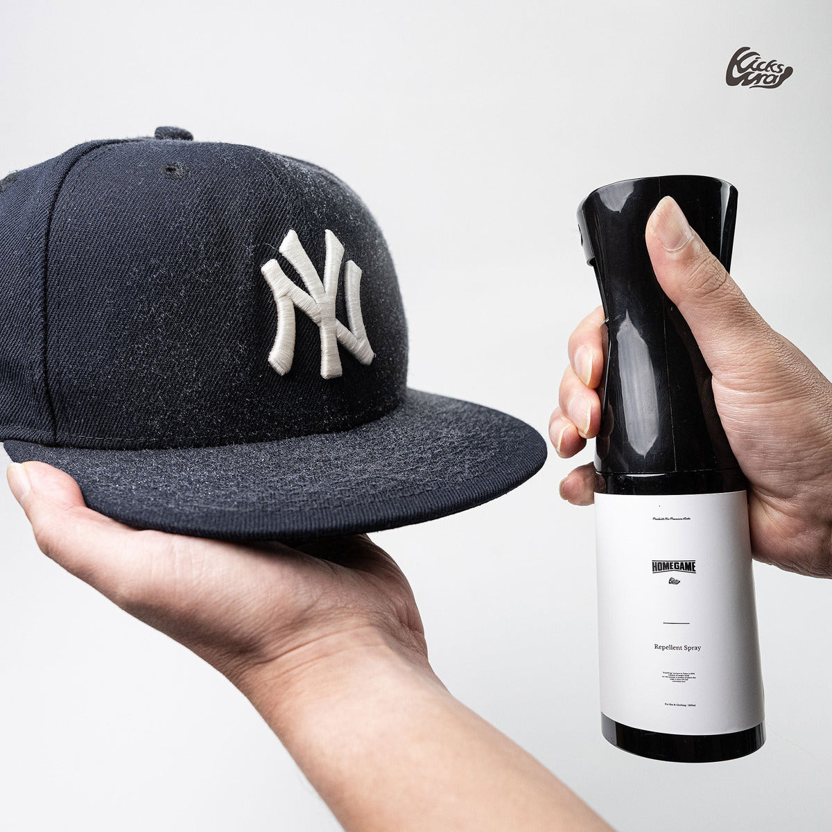 HOMEGAME x KicksWrap Hat Repellent Spray 防水スプレー 【KWHG-001】