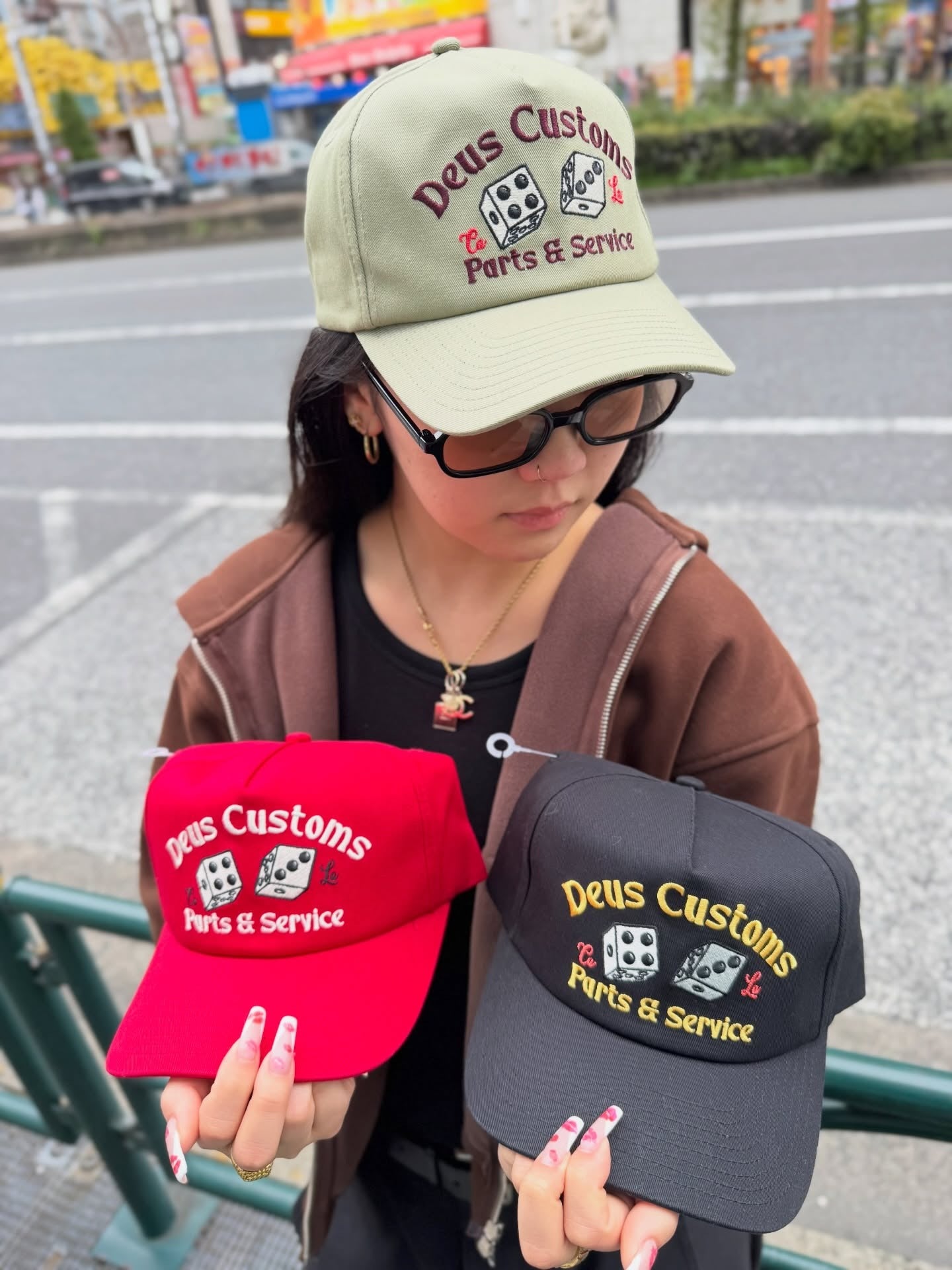 DEUS EX MACHINA - Knucklebones Cap Melon Red 【D261MHA334】