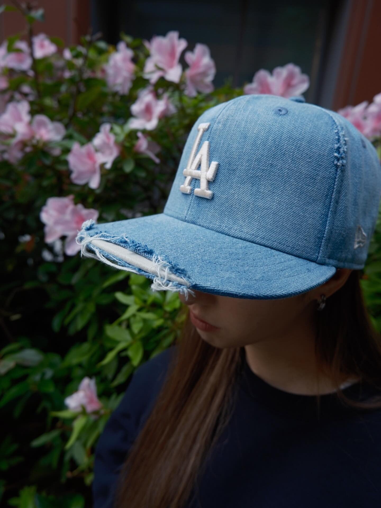NEW ERA Los Angeles Dodgers - 59FIFTY MLB Damaged Denim WASHED DENIM【14745174】