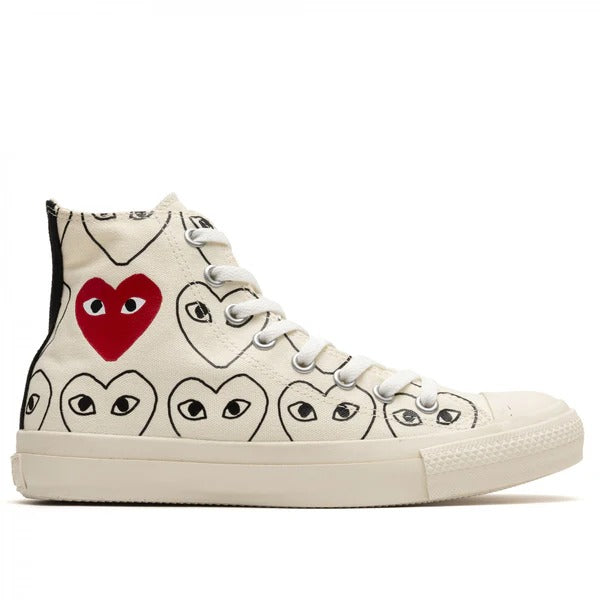 PLAY CDG × CONVERSE Play Comme des Garcons × Converse Chuck Taylor Hi high-top sneakers [AZ-K117-001]