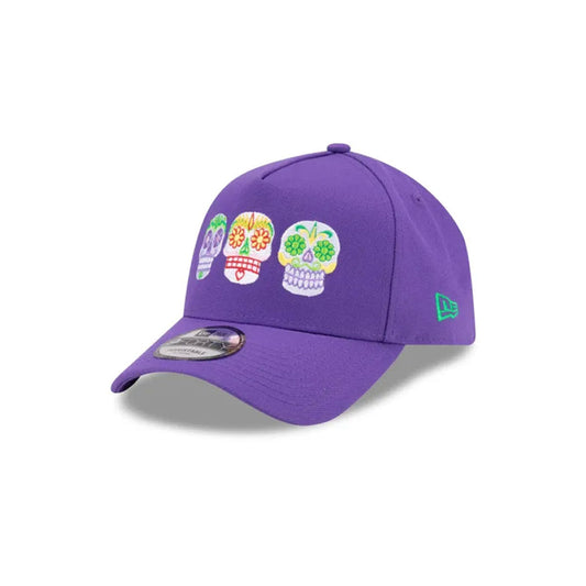 NEW ERA - 9Forty AF SUGAR SKULLS VARSITY PURPLE【70847492】