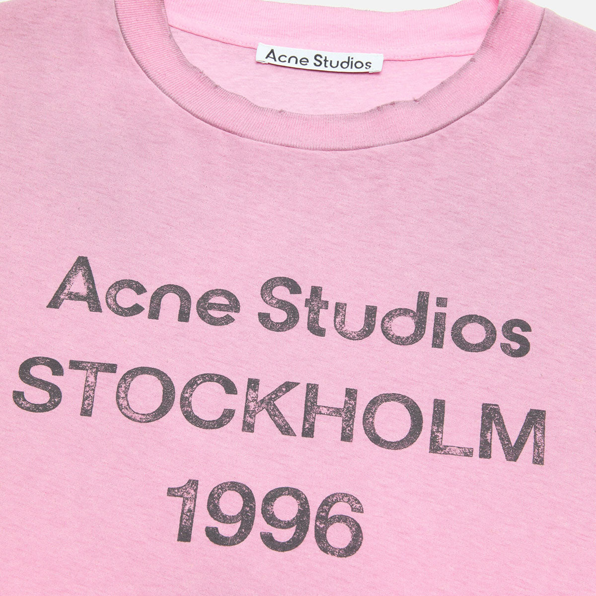 Acne Studios - LOGO T-SHIRTS Cotton Candy Pink 【FN-UX