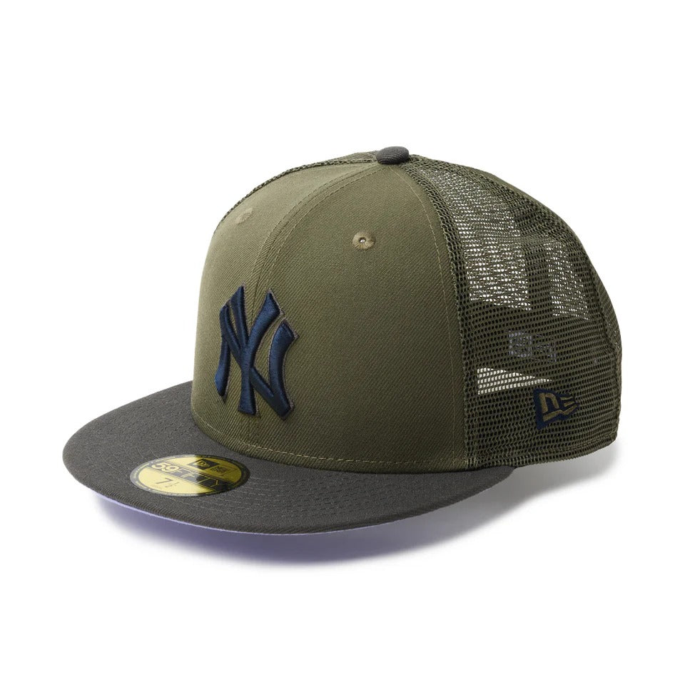 NEW ERA NEW YORK YANKEES - 59FIFTY TRACKER NEYYAN HYDRANGEA NEW OLIVE【14745130】